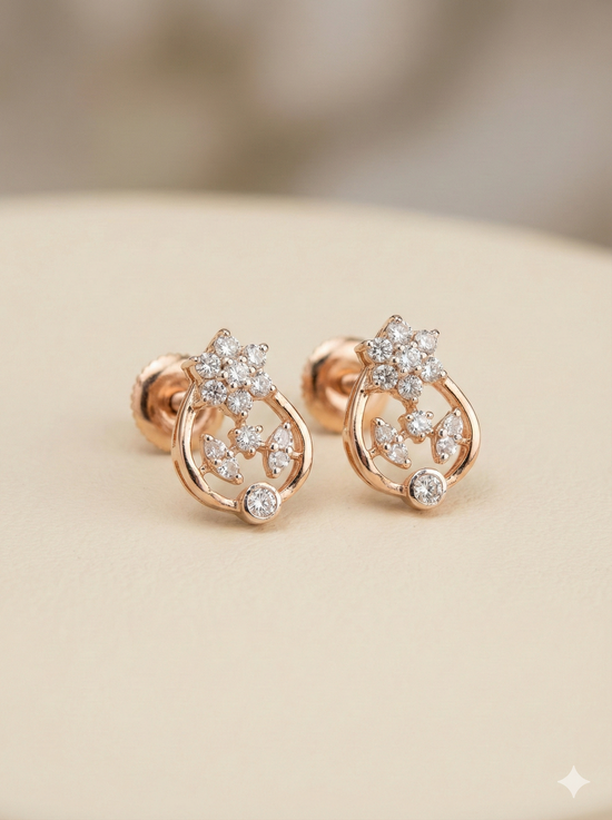 The Enchanted Wreath Diamond Studs