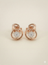 The Eternal Knot Diamond Stud Earrings