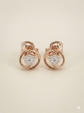 The Eternal Knot Diamond Stud Earrings