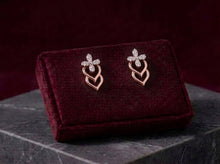Sparkling Diamond Cluster Stud Earrings for Women in 14KT Gold