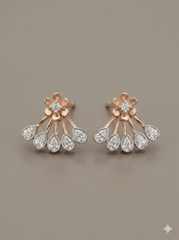 The Floral Sunburst Two-Tone Diamond Tops