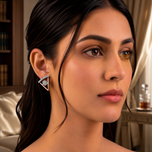 Sparkling Diamond Statement Stud Earrings for Women in 14KT Gold