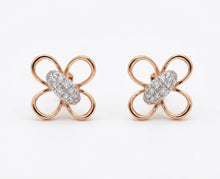 Gold & Diamond Party-Ready Stud Earrings for Women in 14KT Gold