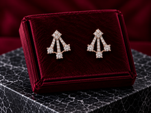 Solitaire Diamond Statement Stud Earrings for Women in 14KT Gold