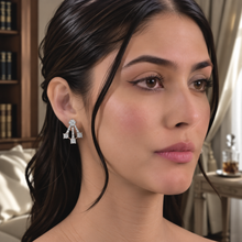 Solitaire Diamond Statement Stud Earrings for Women in 14KT Gold