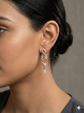 The Twining Vine Diamond Drop Earrings