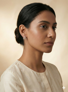 The Architectural Triangle Diamond Studs