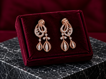 Gold & Diamond Minimalist Stud Earrings for Women in 14KT Gold