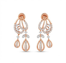 Gold & Diamond Minimalist Stud Earrings for Women in 14KT Gold