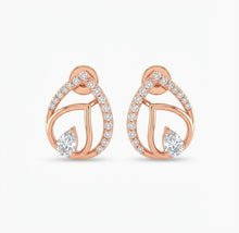 Classic Diamond Halo Stud Earrings for Women in 14KT Gold