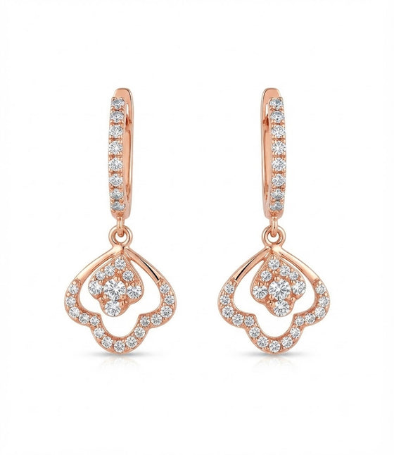 Solitaire Diamond Timeless Stud Earrings for Women in 14KT Gold