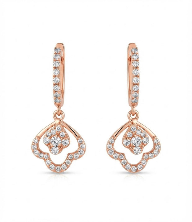 Solitaire Diamond Timeless Stud Earrings for Women in 14KT Gold