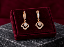 Solitaire Diamond Timeless Stud Earrings for Women in 14KT Gold