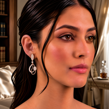 Pave Diamond Layered Stud Earrings for Women in 14KT Gold