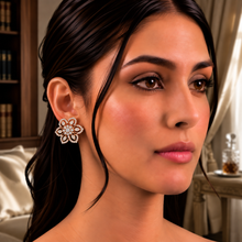 Solitaire Diamond Minimalist Stud Earrings for Women in 14KT Gold
