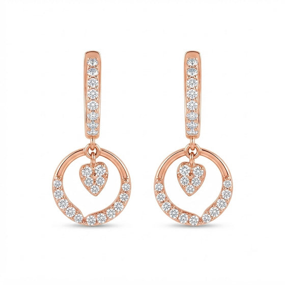Sparkling Diamond Timeless Stud Earrings for Women in 14KT Gold