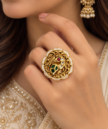 Classic Ring for Women in 22KT Gold