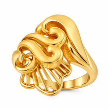 Textured Ring for Women in 22KT Gold