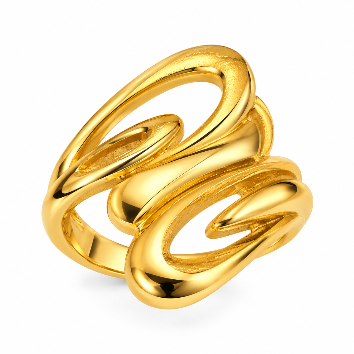 Floral Ring for Women in 22KT Gold