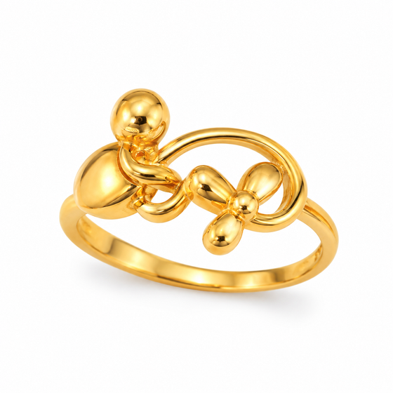 Party-Ready Ring for Women in 22KT Gold