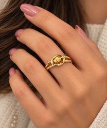 Floral Ring for Women in 22KT Gold