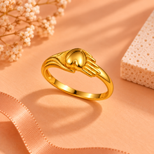 Geometric Ring for Women in 22KT Gold
