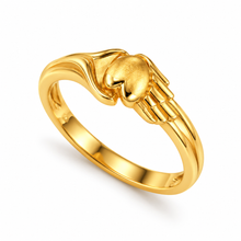 Geometric Ring for Women in 22KT Gold