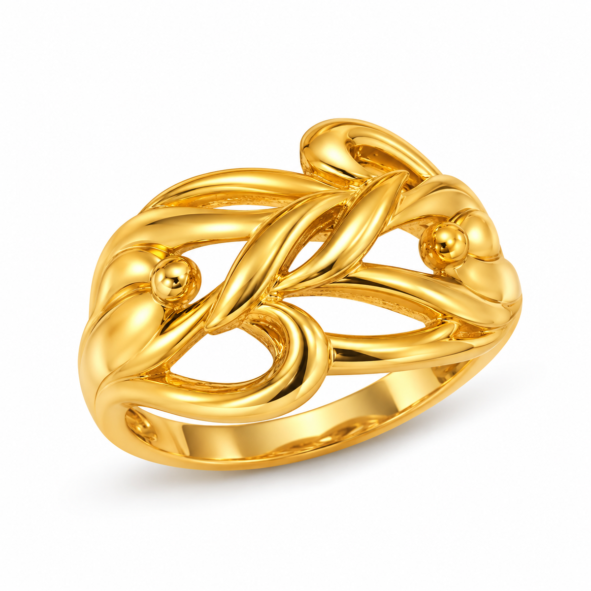 Traditional Ring for Women in 22KT Gold