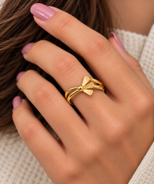 Temple-Inspired Ring for Women in 22KT Gold