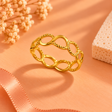 Textured Ring for Women in 22KT Gold
