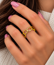 Textured Ring for Women in 22KT Gold