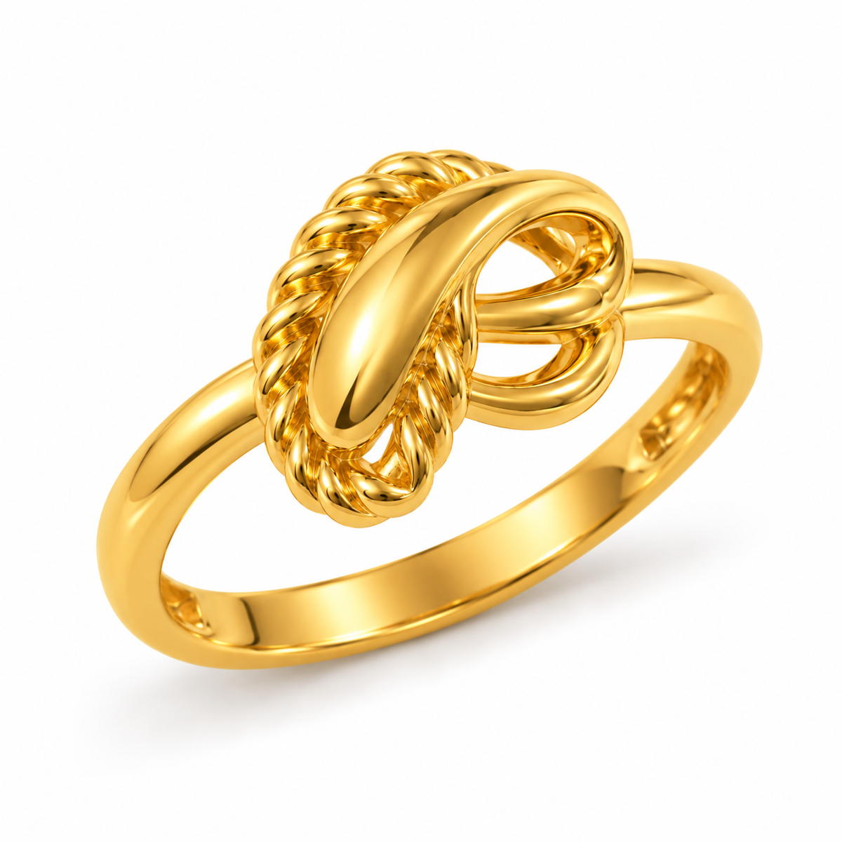Layered Ring for Women in 22KT Gold
