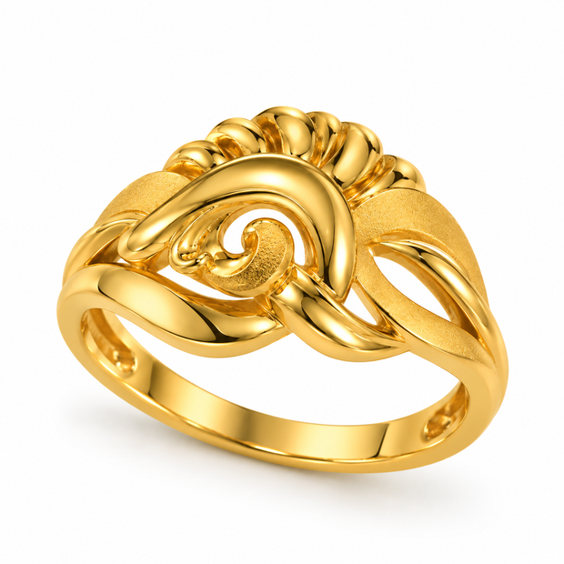Classic Ring for Women in 22KT Gold
