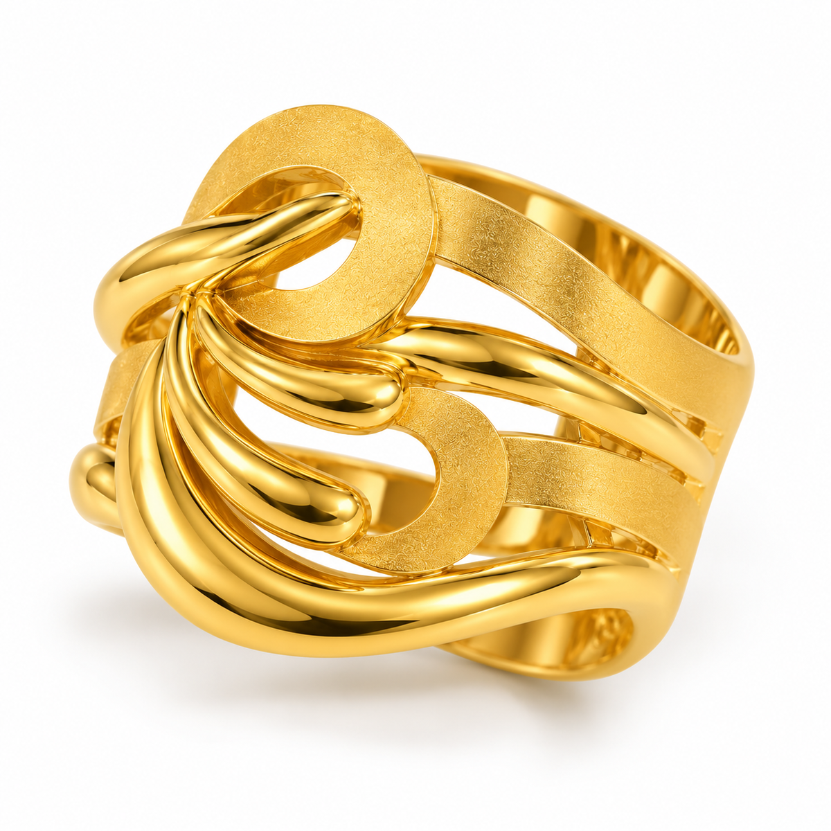Classic Ring for Women in 22KT Gold