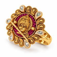 Vintage-Inspired Ring for Women in 22KT Gold