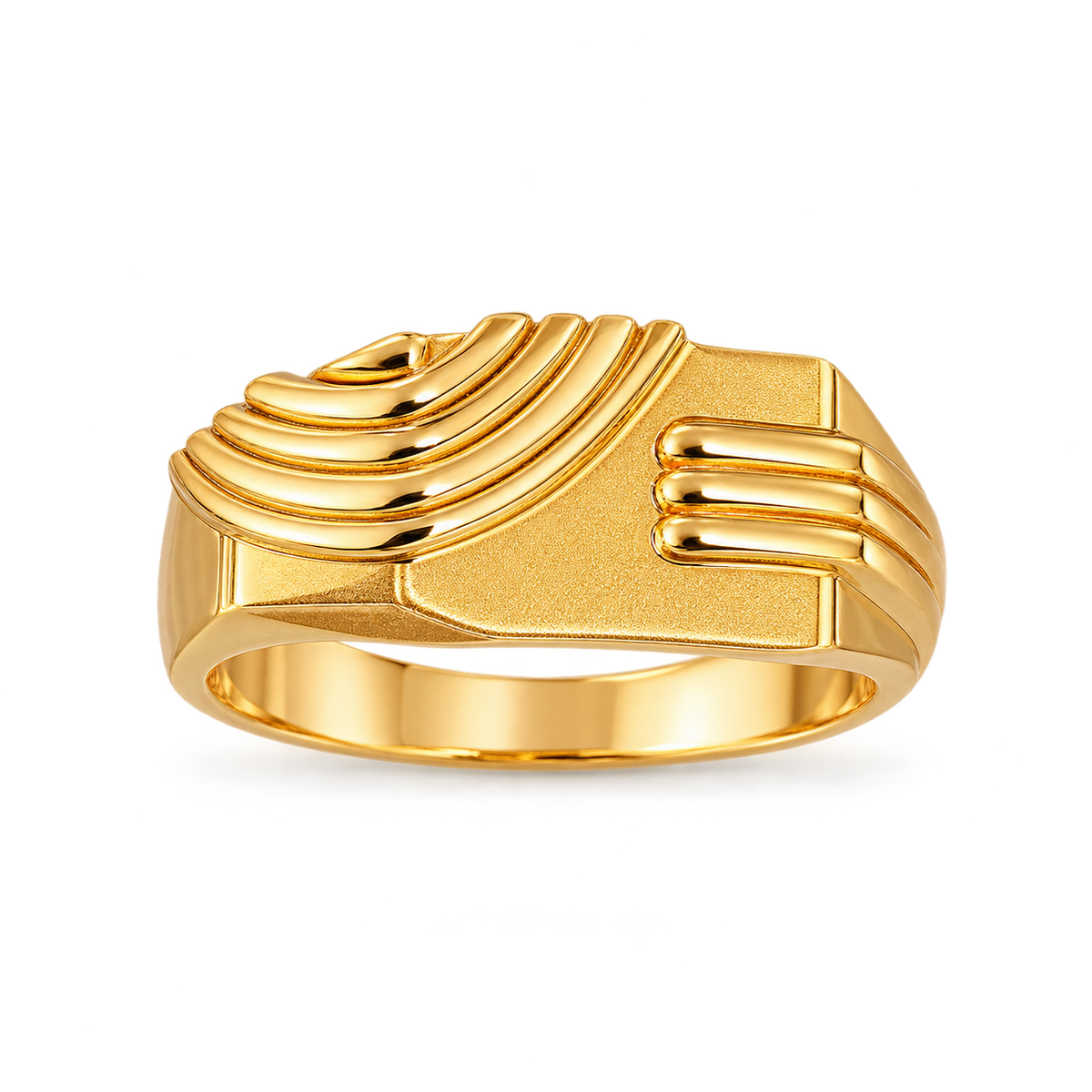 Elegant Ring for Men in 22KT Gold