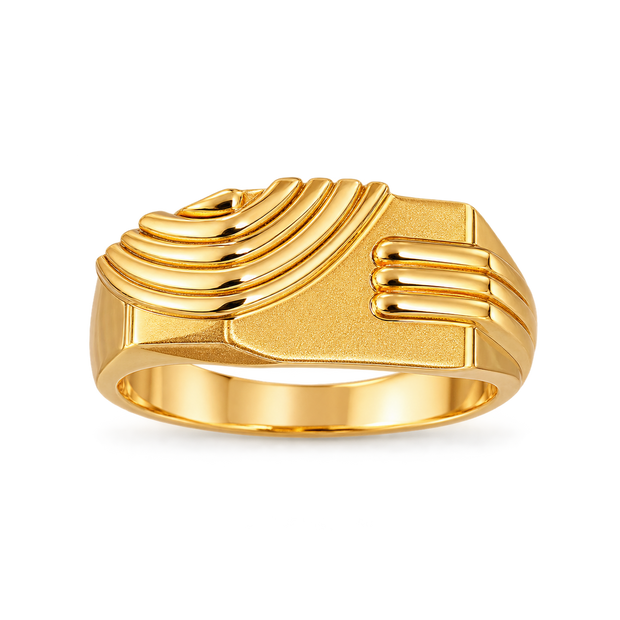 Elegant Ring for Men in 22KT Gold