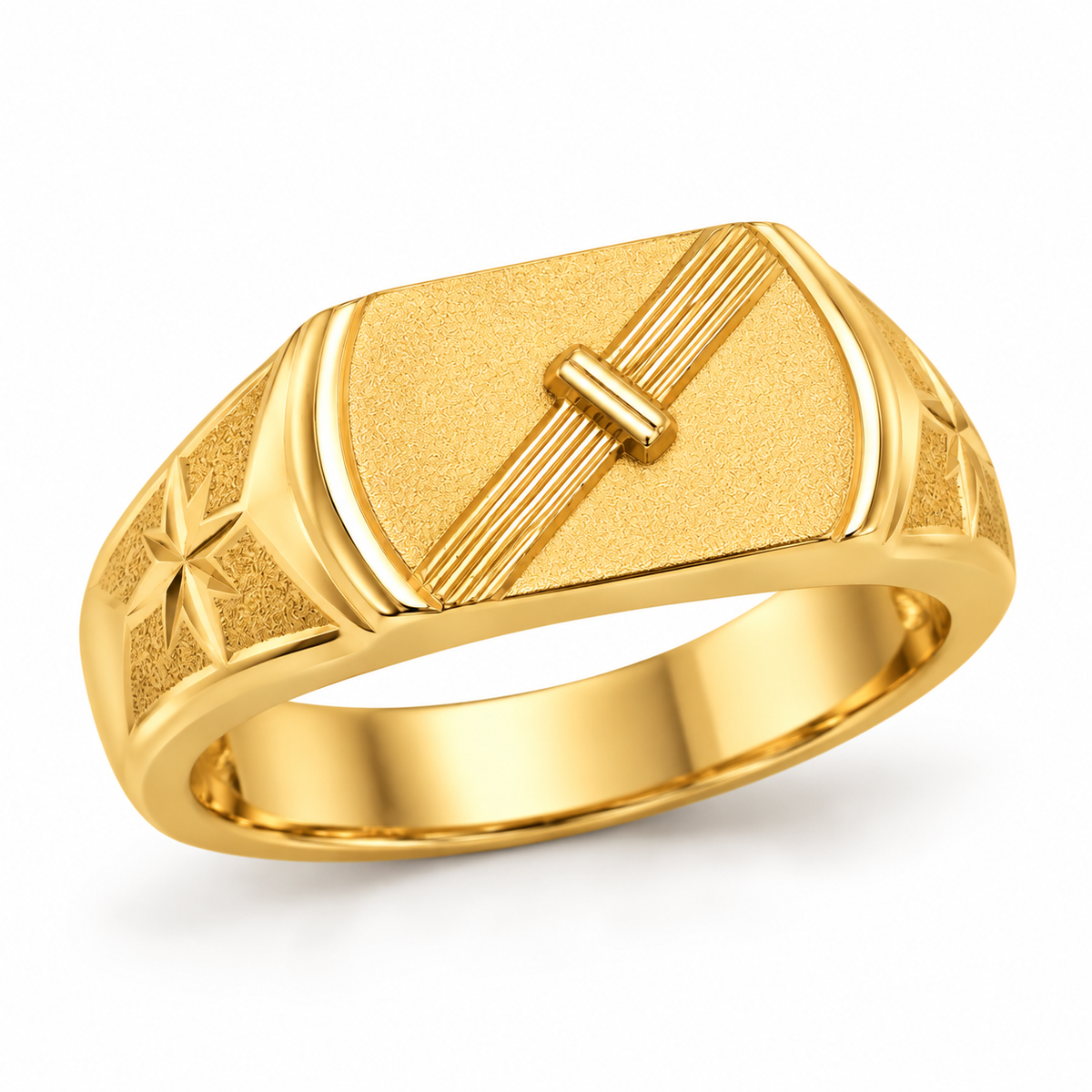 Classic Ring for Men in 22KT Gold