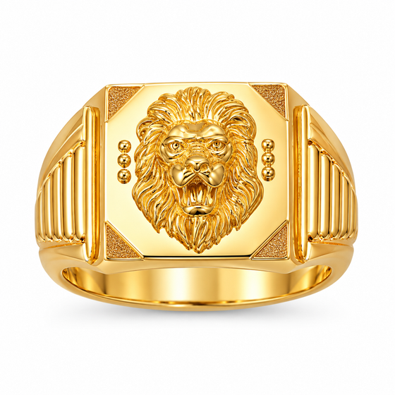 Statement Ring for Men in 22KT Gold