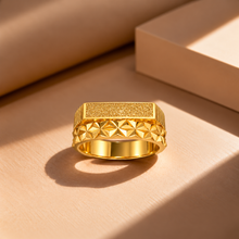 Contemporary Ring for Men in 22KT Gold