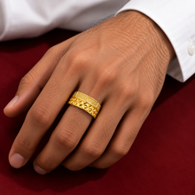 Contemporary Ring for Men in 22KT Gold