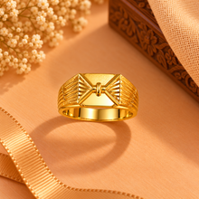 Textured Ring for Men in 22KT Gold
