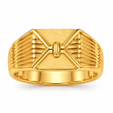 Textured Ring for Men in 22KT Gold