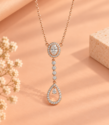 Diamond-Embellished Gold Cluster Chain for Women in 14KT Gold